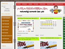 Tablet Screenshot of matematigiseviyorum.com